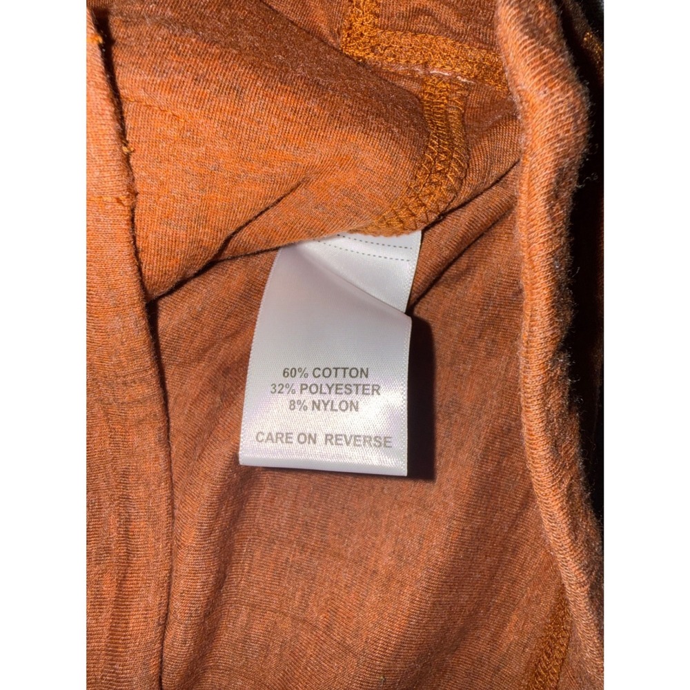 NWT Billy Reid Size S Small Shirt Jacket Orange Elbow Patch Snap Jersey Shacket - Picture 8 of 9